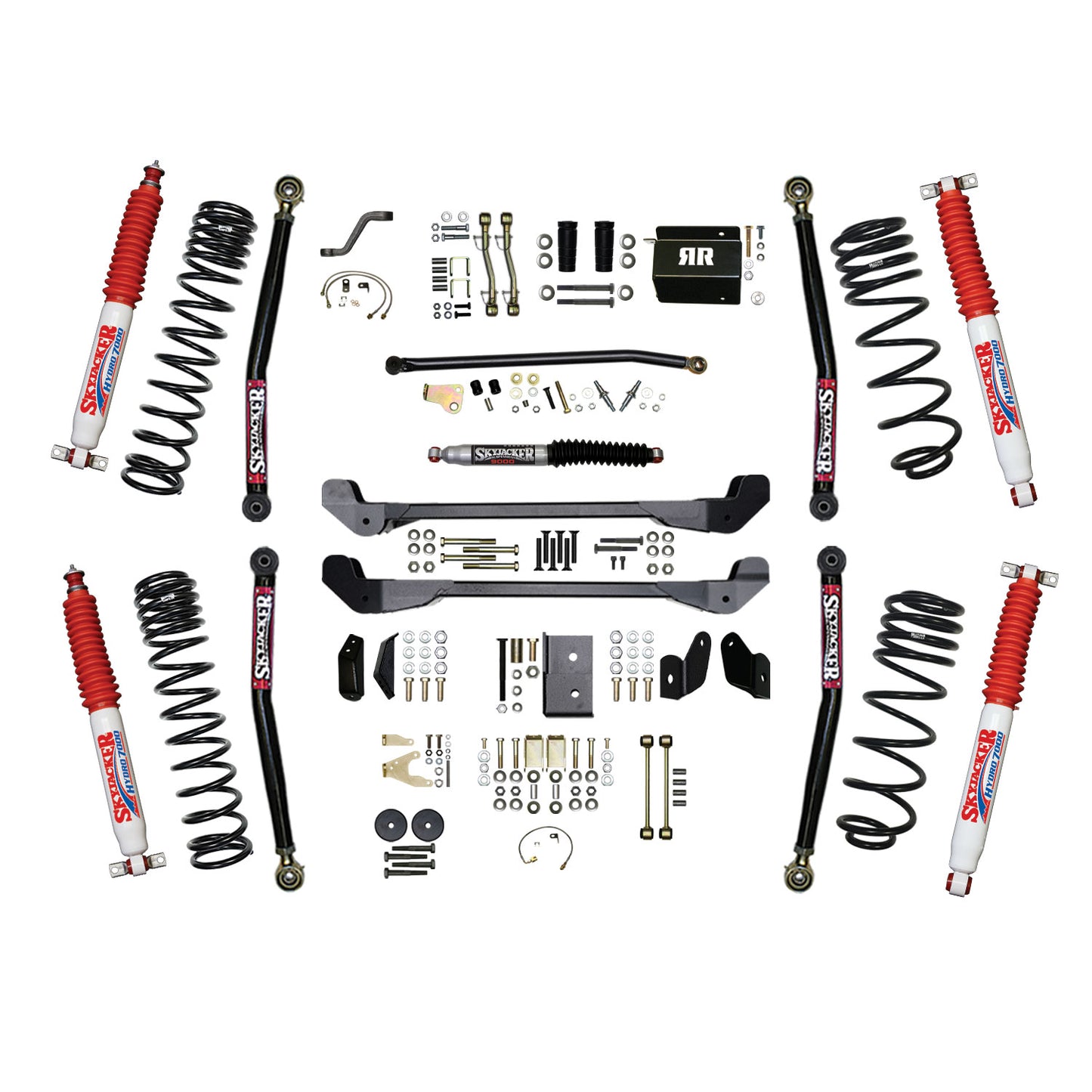 Skyjacker - Long Arm Suspension Lift Kit W/ Shocks - TJ40RR1LTK-H