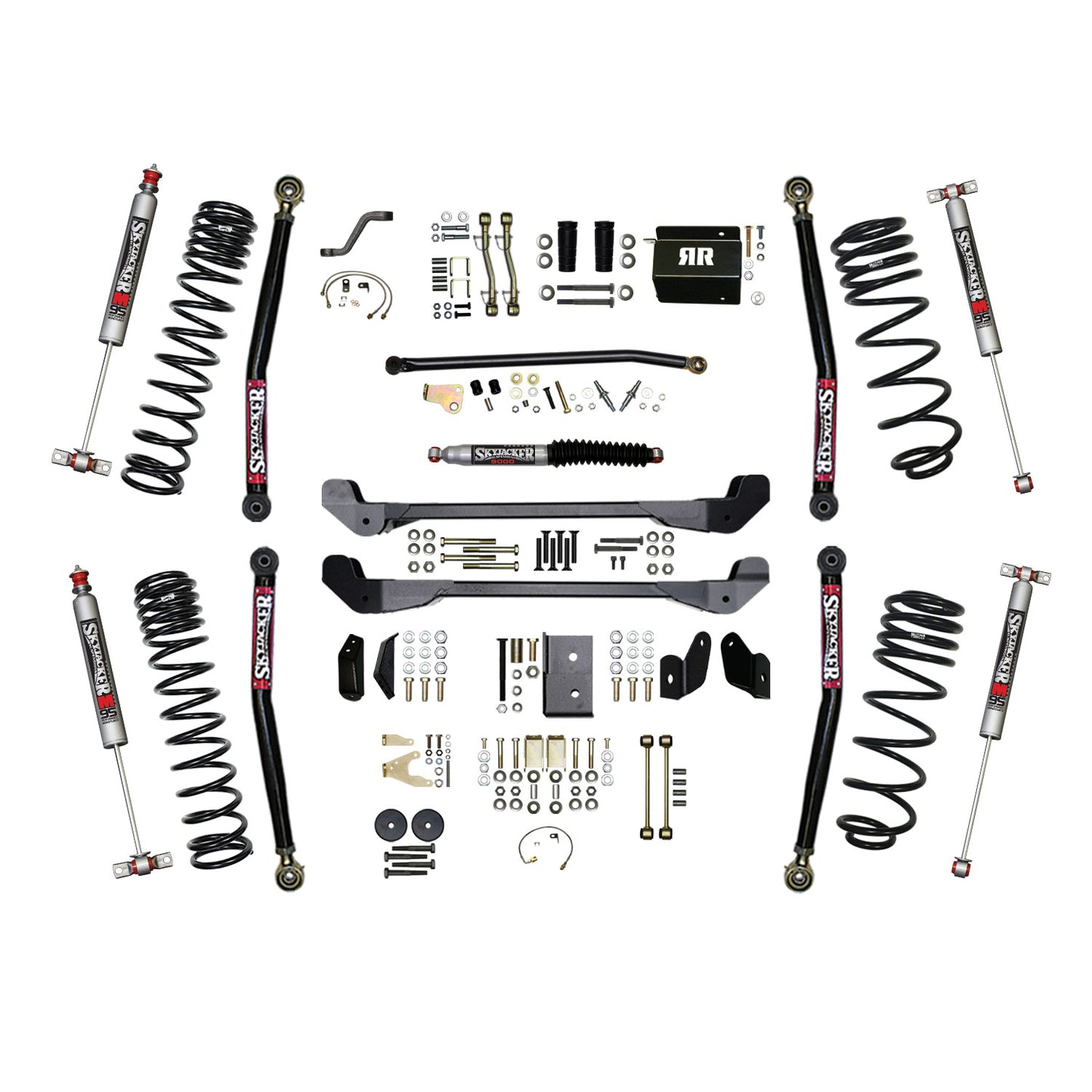 Skyjacker - Long Arm Suspension Lift Kit W/ Shocks - TJ40RR1LTK-M