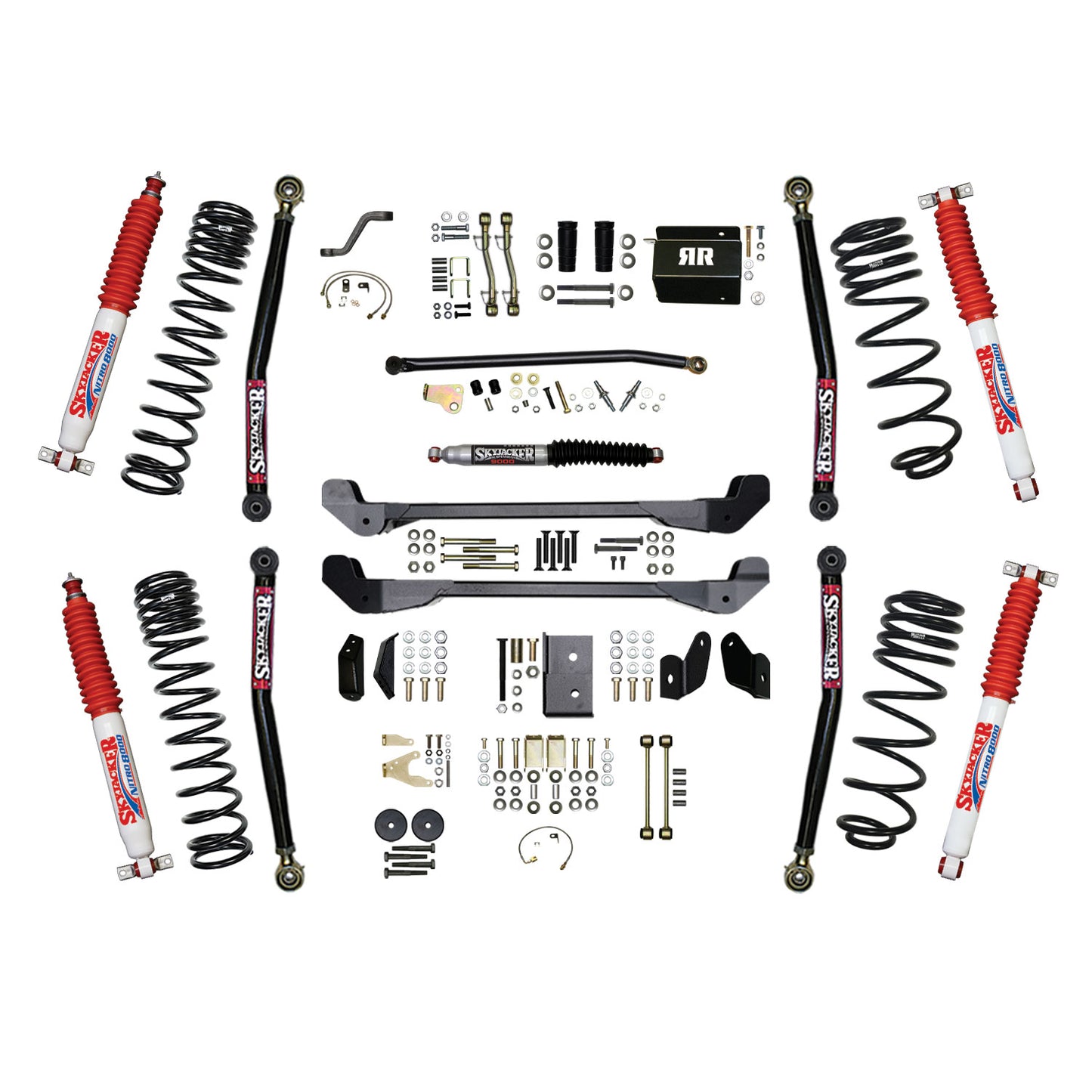Skyjacker - Long Arm Suspension Lift Kit W/ Shocks - TJ40RR1LTK-N