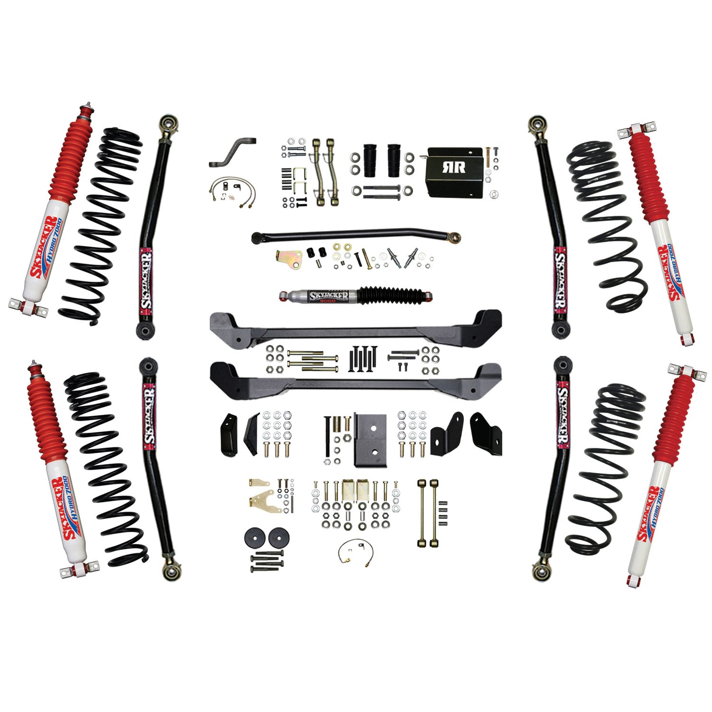 Skyjacker - Long Arm Suspension Lift Kit W/ Shocks - TJ60RR1LTK-H