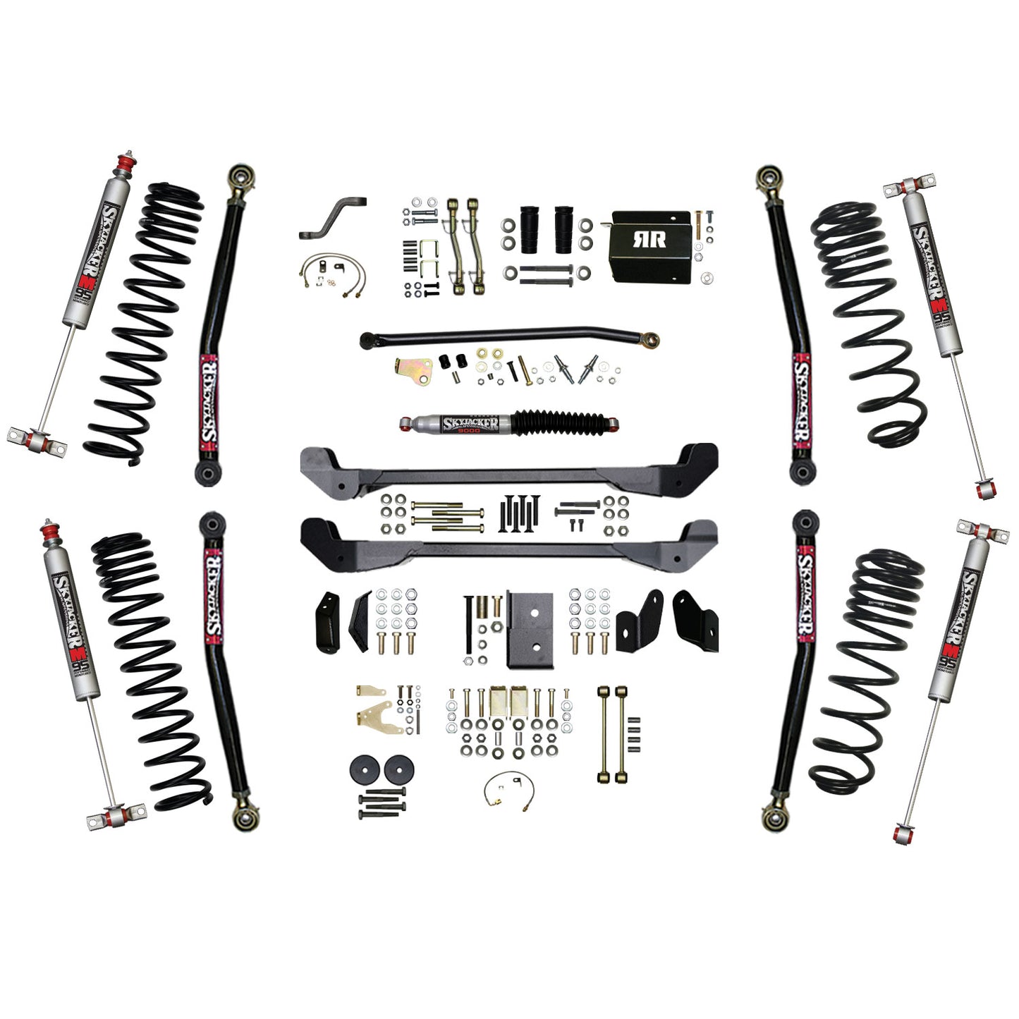Skyjacker - Long Arm Suspension Lift Kit W/ Shocks - TJ60RR1LTK-M