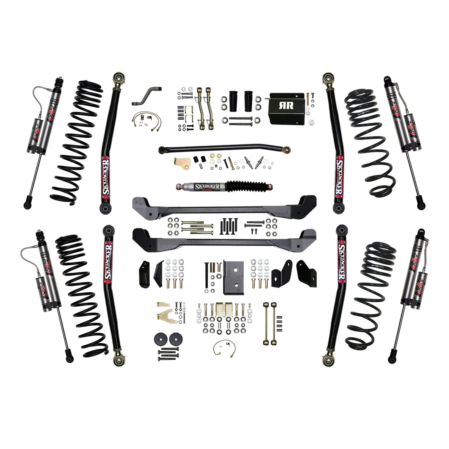 Skyjacker - 6 In. Suspension Lift System With ADX 2.0 Remote Reservoir Shocks. - TJ60RR1LTK-X