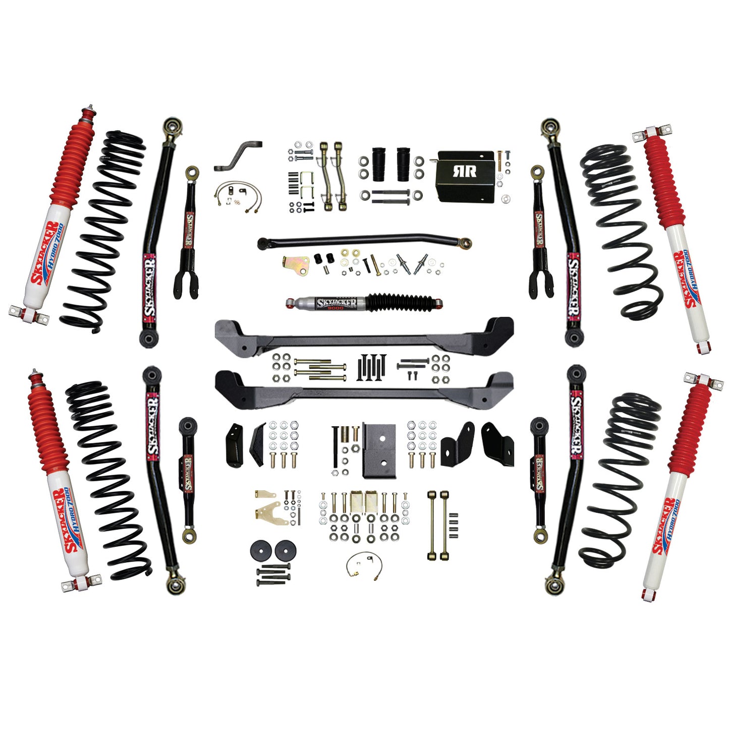 Skyjacker - Long Arm Suspension Lift Kit W/ Shocks - TJ60RR2LTK-H