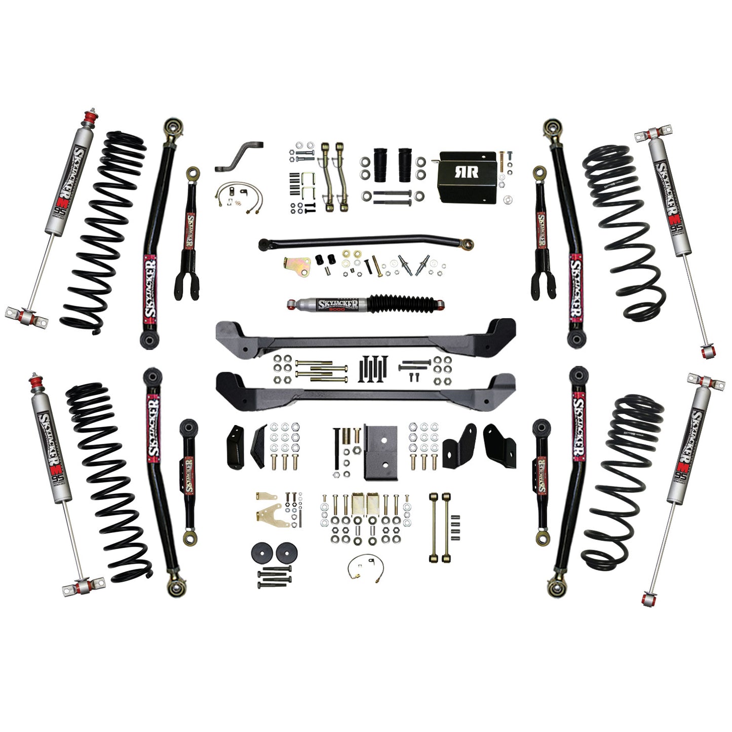 Skyjacker - Long Arm Suspension Lift Kit W/ Shocks - TJ60RR2LTK-M