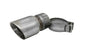 Single 3.0in. Polished Pro-Series Universal Tip Kit (2.5in. Inlet-Clamp Included