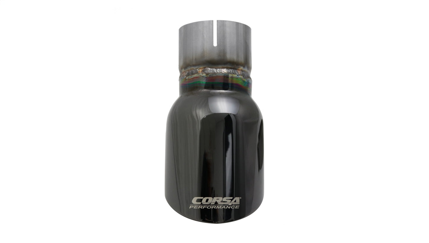Single 3.5in. Black PVD Pro-Series Universal Tip Kit (2.5in. Inlet-Clamp Include