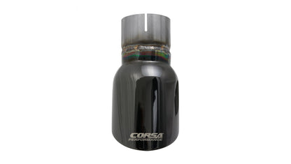 Single 3.5in. Black PVD Pro-Series Universal Tip Kit (2.5in. Inlet-Clamp Include