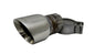 Single 3.5in. Polished Pro-Series Universal Tip Kit (2.5in. Inlet-Clamp Included