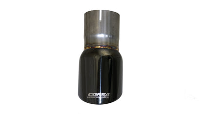 Single 3.5in. Black PVD Pro-Series Universal Tip Kit (2.75in. Inlet-Clamp Includ