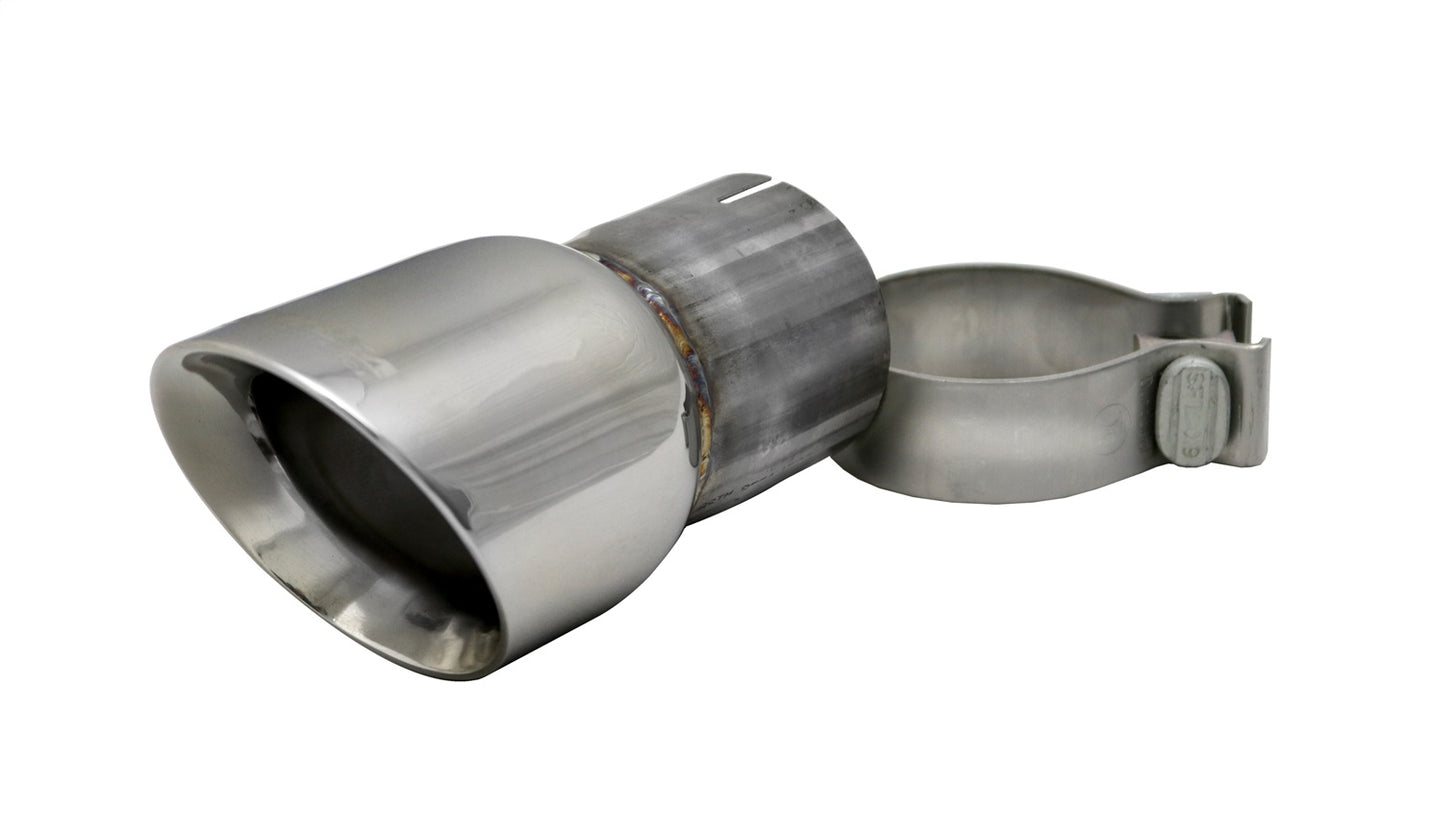 Single 3.5in. Polished Pro-Series Universal Tip Kit (2.75in. Inlet-Clamp Include