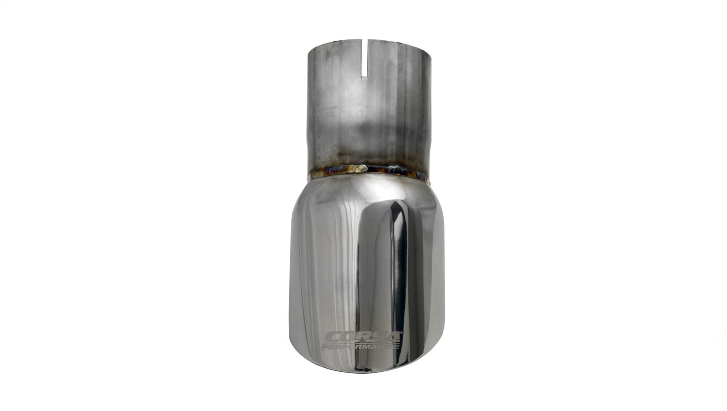 Single 3.5in. Polished Pro-Series Universal Tip Kit (2.75in. Inlet-Clamp Include