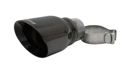 Single 4.0in. Black PVD Pro-Series Universal Tip Kit (2.5in. Inlet-Clamp Include