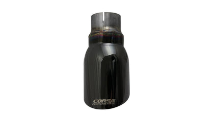 Single 4.0in. Black PVD Pro-Series Universal Tip Kit (2.5in. Inlet-Clamp Include