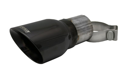 Single 4.0in. Black PVD Pro-Series Universal Tip Kit (2.75in. Inlet-Clamp Includ