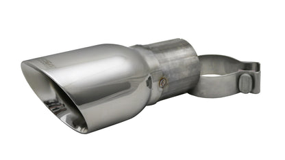 Single 4.0in. Polished Pro-Series Universal Tip Kit (2.75in. Inlet-Clamp Include