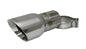 Single 4.0in. Polished Pro-Series Universal Tip Kit (3.0in. Inlet-Clamp Included