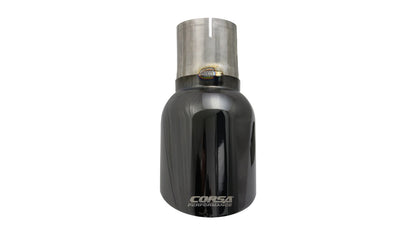 Single 4.5in. Black PVD Pro-Series Universal Tip Kit (2.75in. Inlet-Clamp Includ