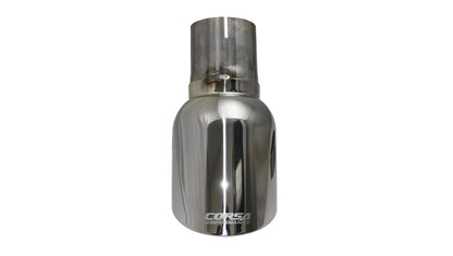 Single 4.5in. Polished Pro-Series Universal Tip Kit (2.75in. Inlet-Clamp Include