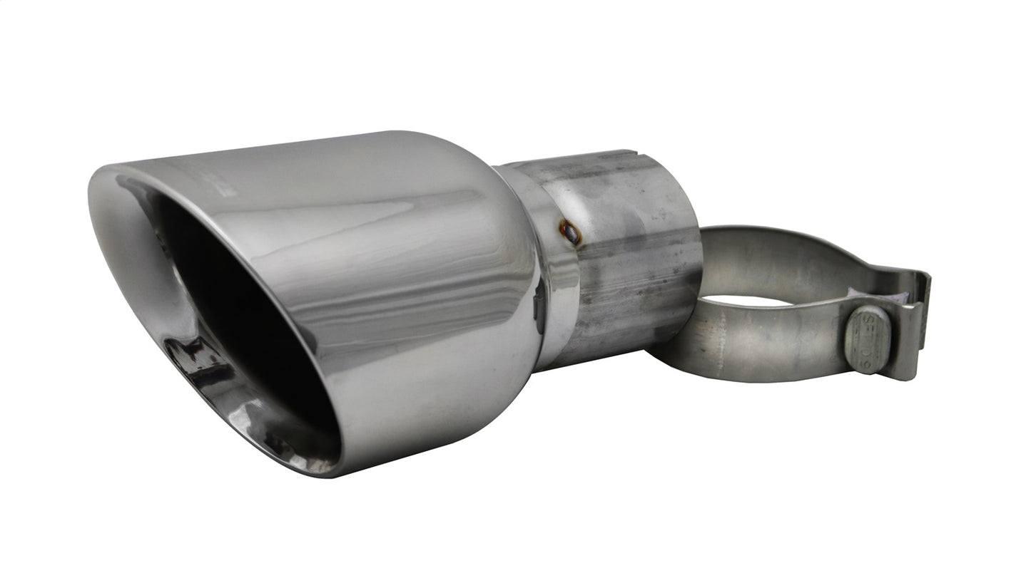 Single 4.5in. Polished Pro-Series Universal Tip Kit (3.0in. Inlet-Clamp Included