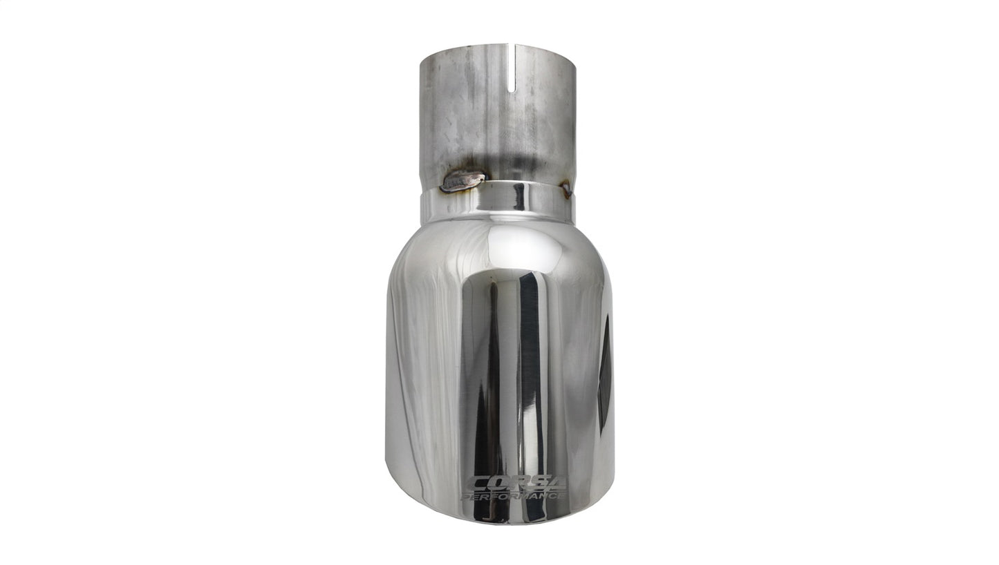 Single 4.5in. Polished Pro-Series Universal Tip Kit (3.0in. Inlet-Clamp Included