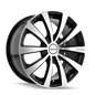 TOUREN TR3 3130 GLOSS BLACK MACHINED 18X8 5-112/5-120 40MM 72.62MM