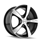 TOUREN TR9 3190 GLOSS BLACK MACHINED 18X8 5-112/5-120 40MM 74.1MM