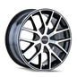 TOUREN TR60 3260 GLOSS BLACK MACHINED 18X8 5-100/5-114.3 40MM 72.62MM