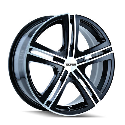TOUREN TR62 3262 GLOSS BLACK MACHINED 16X7 4-100/4-114.3 40MM 67.1MM