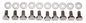 Chevy Chrm Tmg Cvr Bolts - 9273