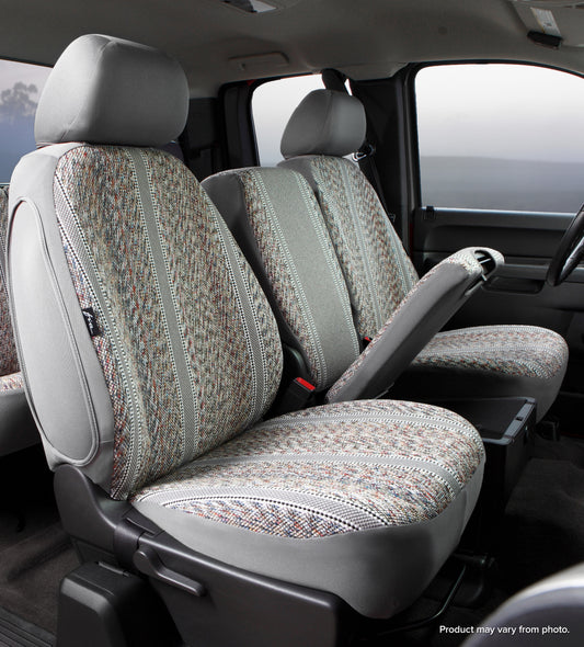 TR40 Series - Wrangler Saddleblanket Custom Fit Front Seat Cover - Gray