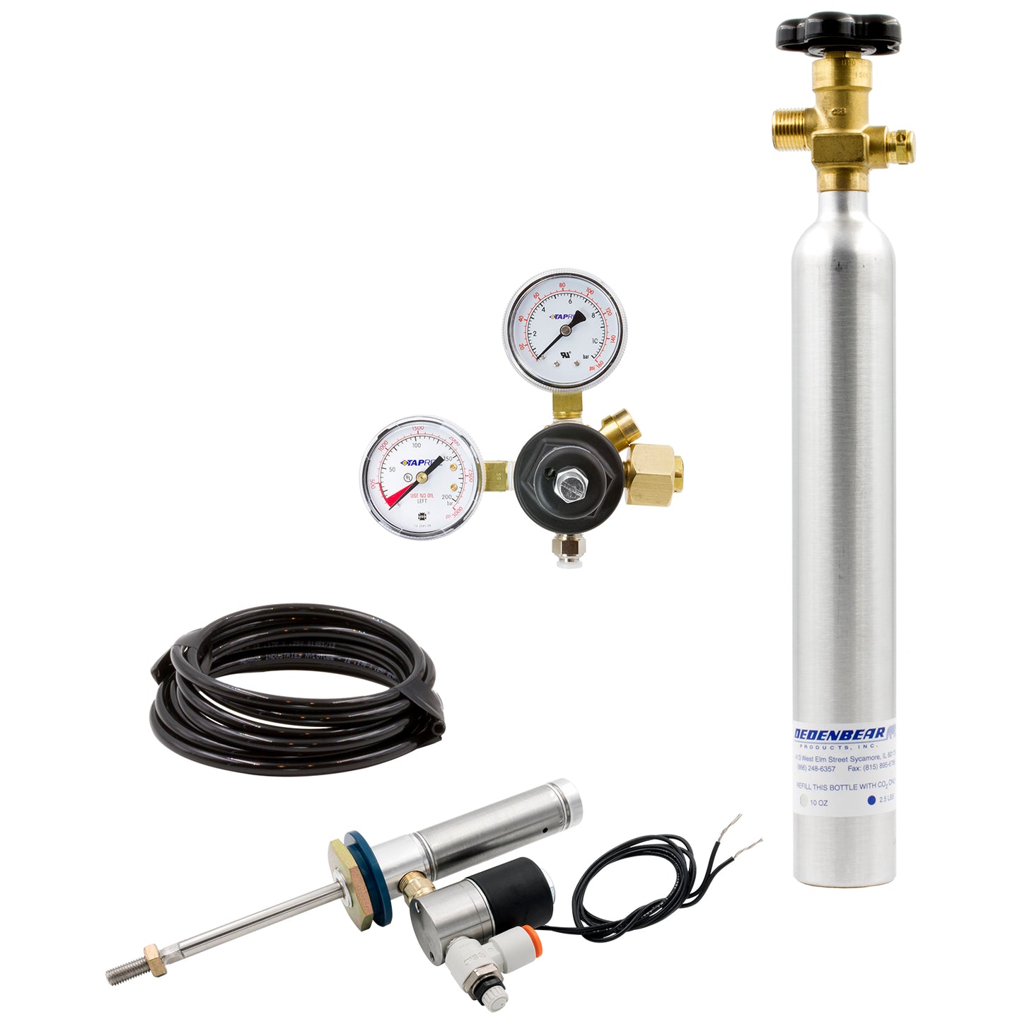 CO2 RETROFIT KIT FOR TS1 INCLUDES AB10K BOTTLE KIT (SINGLE ACTING)