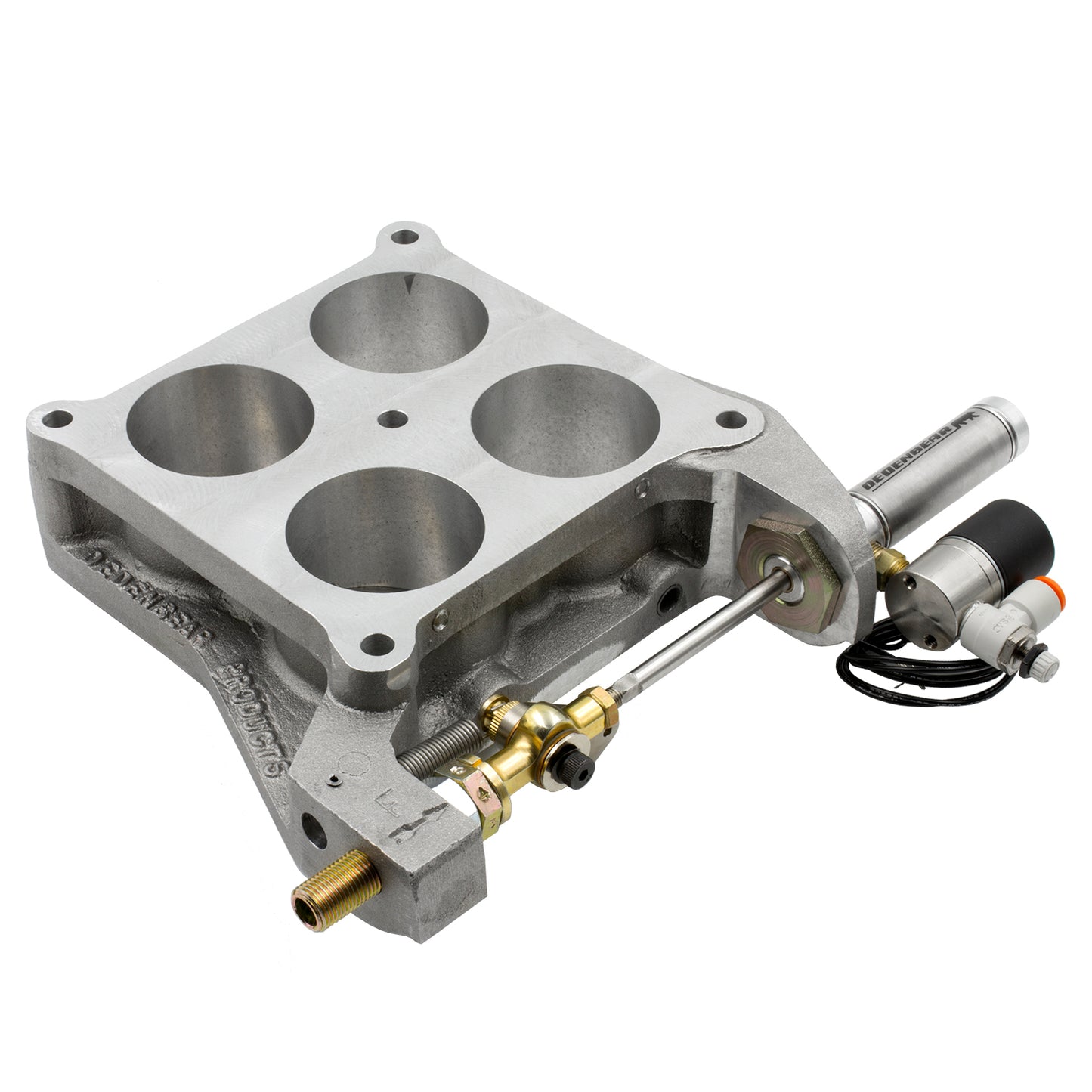THROTTLE STOP BASEPLATE STYLE CO2 ACTUATED DOM. HOLLEY 4500 (SINGLE ACTING)