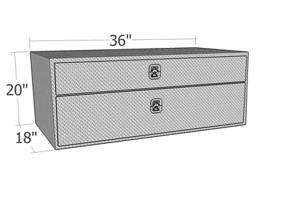GXTX - UB36-20TD - 36inchx20inch UnderBody W/ Top Drawer