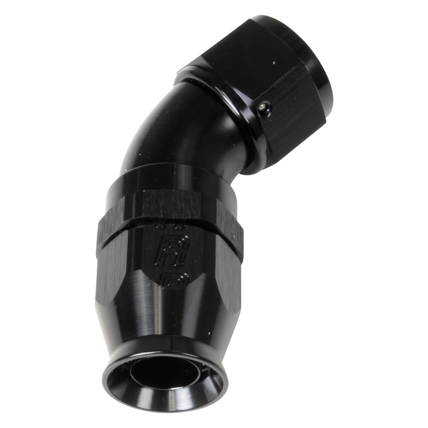 Black 45 -12 Pro PTFE Hose End
