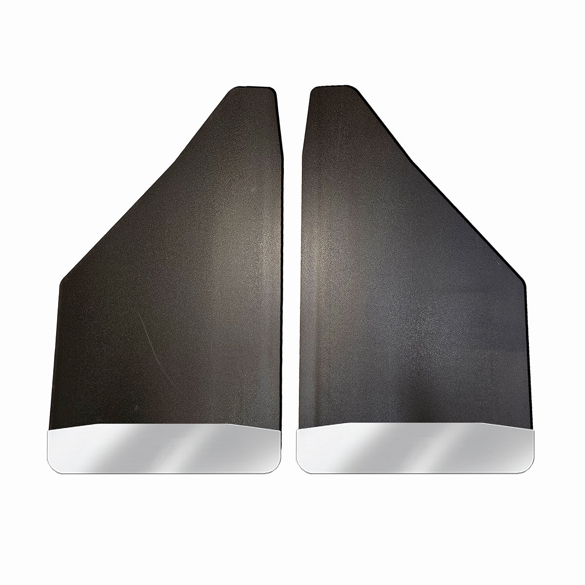 Universal 12" Front/Rear Mud Flaps With Stainless Steel Weights Pre-Installed - 12"W X 20.5"H