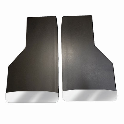 Universal 14" Rear Mud Flaps With Stainless Steel Weights Pre-Installed - 14"W X 24"H