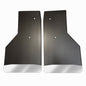 No Drill  Specific Design Rear Mud Flaps For The 2010 To 2018 Dodge Ram 2500-3500 Pickups With Stainless Steel Weights Pre-Installed - 14"W X 24"H