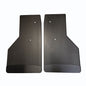 No Drill  Specific Design Rear Mud Flaps For The 2010 To 2018 Dodge Ram 2500-3500 Pickups With Black-Powder Coated Stainless Steel Weights Pre-Installed - 14"W X 24"H