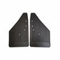 No Drill  Specific Design Front Mud Flaps For The 2009-2014 Ford F150 Pickups With Black-Powder Coated Stainless Steel Weights Pre-Installed - 12"W X 20.5"H
