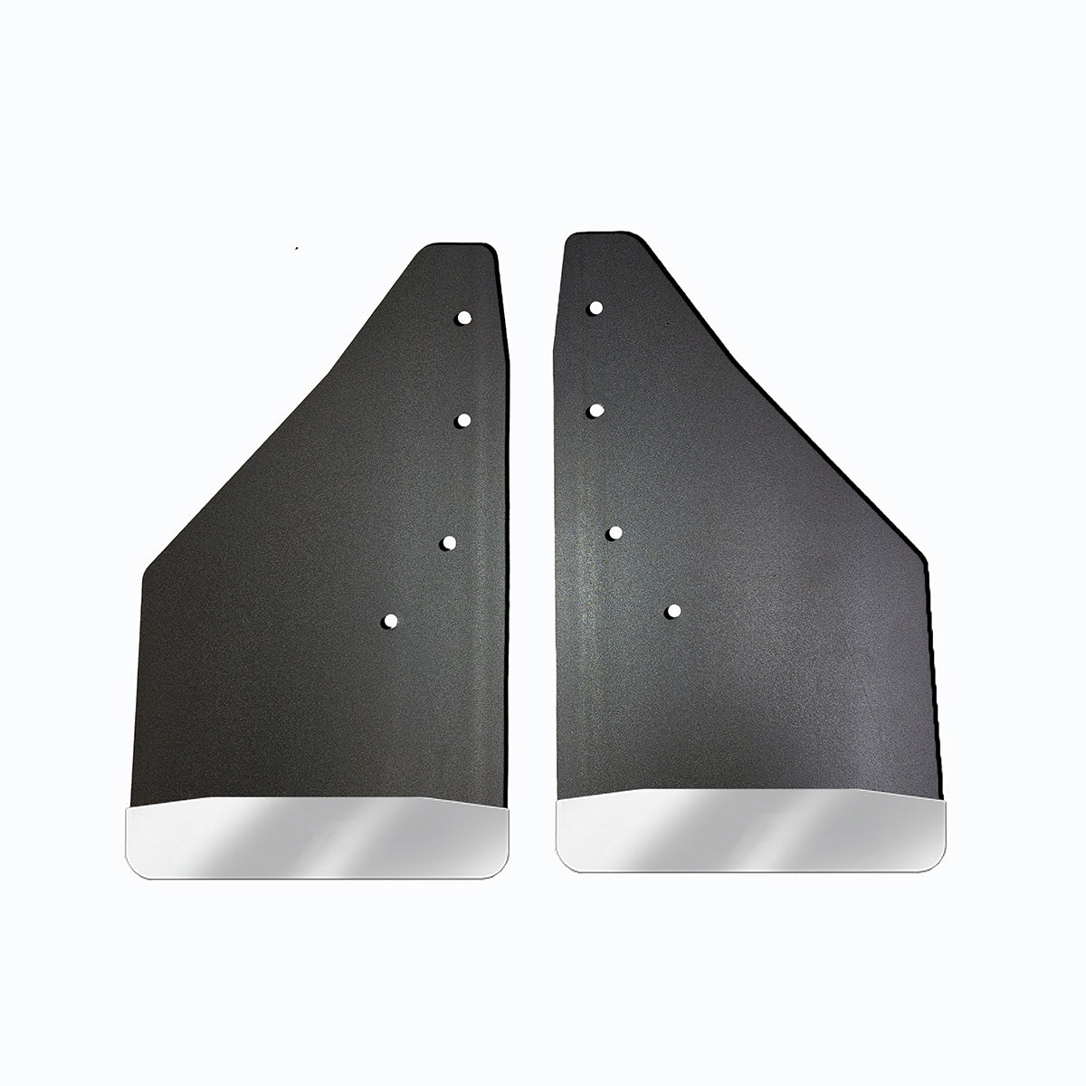 No Drill  Specific Design Rear Mud Flaps For The 2009-2014 Ford F150 Pickup With Stainless Steel Weights Pre-Installed - 12"W X 20.5"H