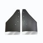 No Drill  Specific Design Rear Mud Flaps For The 2009-2014 Ford F150 Pickup With Stainless Steel Weights Pre-Installed - 12"W X 20.5"H