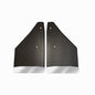 No Drill  Specific Design Rear Mud Flaps For The 2009-2018 Dodge Ram 1500 Pickup With Stainless Steel Weights Pre-Installed - 12"W X 20.5"H