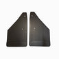 No Drill  Specific Design Rear Mud Flaps For The 2009-2018 Dodge Ram 1500 Pickups With Black-Powder Coated Stainless Steel Weights Pre-Installed - 12"W X 20.5"H