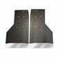 No Drill  Specific Design Rear Mud Flaps For The 17+ Super Duty F250 And F350 PPickups With Stainless Steel Weights Pre-Installed - 14"W X 24"H