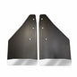 No Drill  Specific Design Front Mud Flaps For The 2019+ Ram 1500 Pickup With Stainless Steel Weights Pre-Installed - 12"W X 20.5"H - No Factory Flare