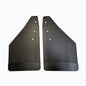 No Drill  Specific Design Rear Mud Flaps For The 2019+ Ram 1500 Pickups With Black-Powder Coated Stainless Steel Weights Pre-Installed - 12"W X 20.5"H - No Factory Flare