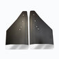 No Drill  Specific Design Rear Mud Flaps For The 2019+ Ram 1500 Pickup With Stainless Steel Weights Pre-Installed - 12"W X 20.5"H