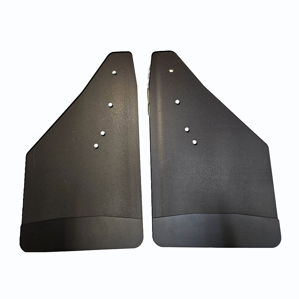 No Drill  Specific Design Rear Mud Flaps For The 2019+ Ram 1500 Pickups With Black-Powder Coated Stainless Steel Weights Pre-Installed - 12"W X 20.5"H