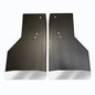 No Drill  Specific Design Rear Mud Flaps For The 2019+ Ram 2500/3500 Pickups With Stainless Steel Weights Pre-Installed - 14"W X 24"H