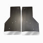 No Drill  Specific Design Front Mud Flaps For The 20+ Chevrolet 2500/3500 Pickups With Stainless Steel Weights Pre-Installed - 14"W X 24"H